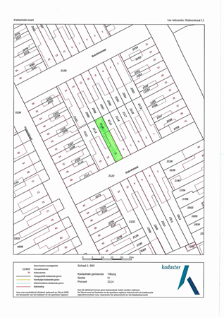 Plattegrond - Ratinéstraat 11, 5046 CN Tilburg 