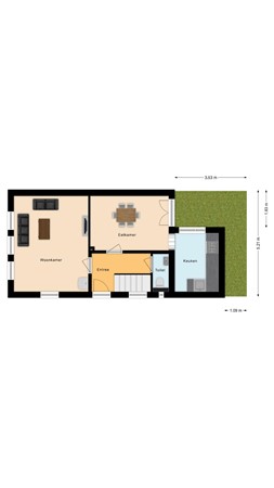 Plattegrond - Sint Marcusstraat 2, 5046 DT Tilburg 