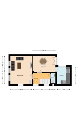 Plattegrond - Sint Marcusstraat 2, 5046 DT Tilburg 
