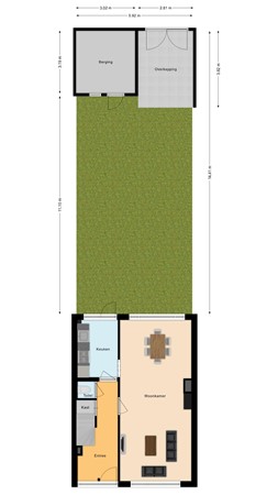 Plattegrond - Predikherenlaan 10, 5042 CM Tilburg 