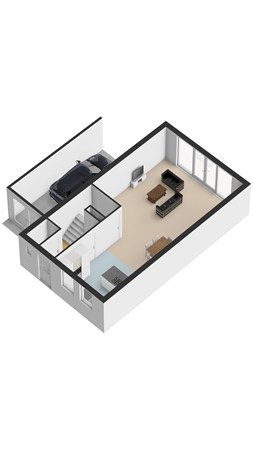 Plattegrond - Blokakker 15, 5071 LC Udenhout 
