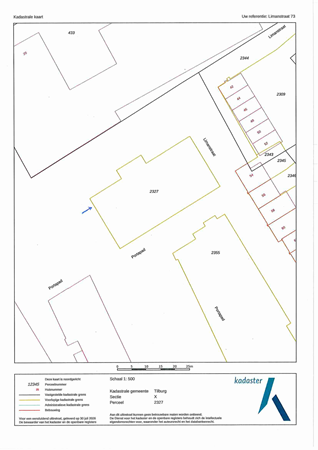 Plattegrond - Limanstraat 101, 5017 BJ Tilburg 