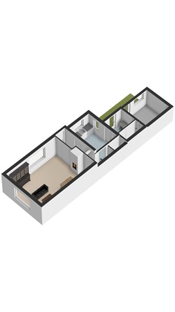 Plattegrond - Van de Coulsterstraat 33, 5021 BK Tilburg 
