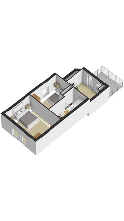 Plattegrond - Van de Coulsterstraat 33, 5021 BK Tilburg 