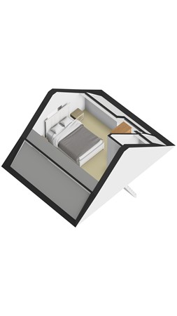 Plattegrond - Van de Coulsterstraat 33, 5021 BK Tilburg 