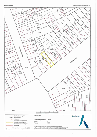 Plattegrond - Hoefakkerstraat 87, 5014 JB Tilburg 