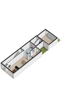 Plattegrond - Hoefakkerstraat 87, 5014 JB Tilburg 