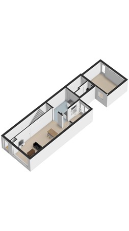 Plattegrond - Hoefakkerstraat 87, 5014 JB Tilburg 