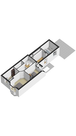 Plattegrond - Hoefakkerstraat 87, 5014 JB Tilburg 