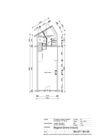 Plattegrond - Heuvelstraat 112, 5038 AH Tilburg 