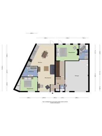 Plattegrond - Lannerstraat 59, 5011 ET Tilburg 