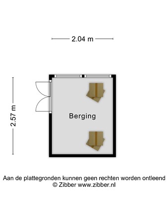 Plattegrond - Lannerstraat 59, 5011 ET Tilburg 