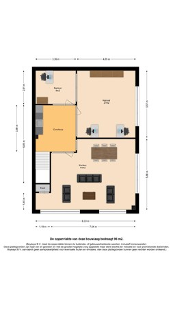 Plattegrond - Herastraat 43-01, 5047 TX Tilburg 