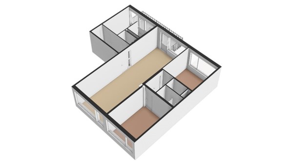 Floorplan - Kretadreef 130, 3562 VC Utrecht