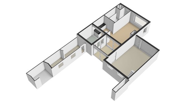 Floorplan - Thorbeckelaan 17, 3843 WL Harderwijk