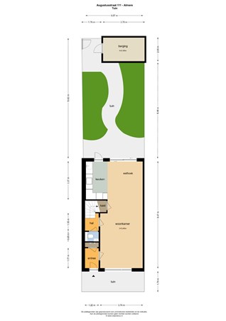 Floorplan - Augustusstraat 111, 1335 DS Almere