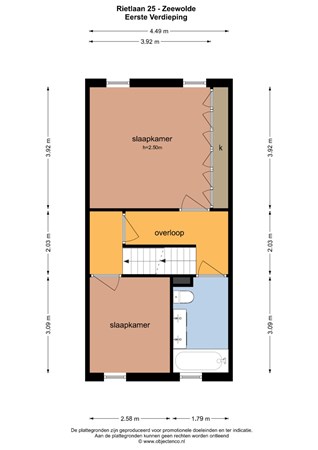 Floorplan - Rietlaan 25, 3893 GK Zeewolde