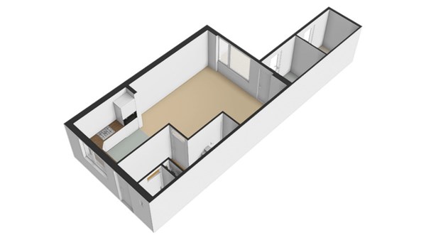 Floorplan - Bornerbroeksestraat 231, 7606 BK Almelo