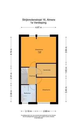 Floorplan - Strijkmolenstraat 8, 1333 EM Almere