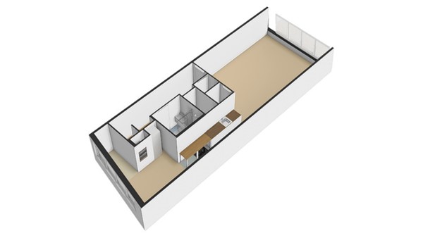Floorplan - Koetsierbaan 387, 1315 SX Almere