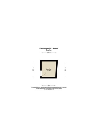 Floorplan - Koetsierbaan 387, 1315 SX Almere