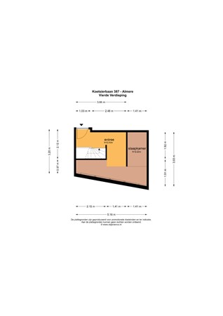 Floorplan - Koetsierbaan 387, 1315 SX Almere
