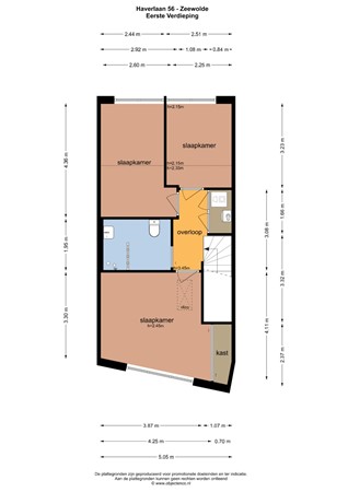 Floorplan - Haverlaan 56, 3893 HM Zeewolde