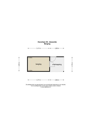Floorplan - Haverlaan 56, 3893 HM Zeewolde