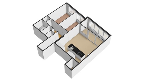 Floorplan - Koetsierbaan 395, 1315 SX Almere