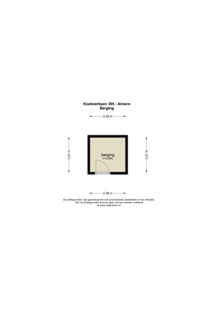 Floorplan - Koetsierbaan 395, 1315 SX Almere