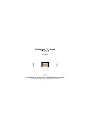 Floorplan - Koetsierbaan 395, 1315 SX Almere