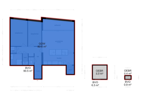 Floorplan - Koetsierbaan 395, 1315 SX Almere