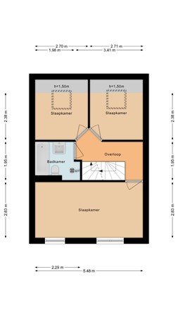 Plattegrond - Sneevlietstraat 11, 8015 AK Zwolle - 176043598_sneevlietstraat_eerste_verdiepi_first_design_20250825_1aa793.jpg