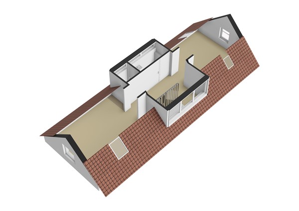 Floorplan - Goudsbloemstraat 61-2, 1015 JK Amsterdam