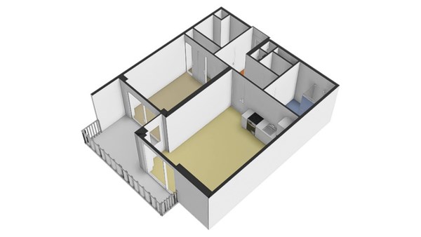 Floorplan - Rie Mastenbroekstraat 63, 1095 MJ Amsterdam