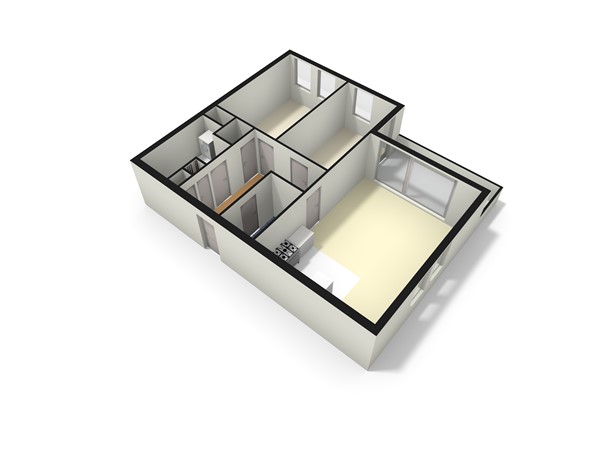 Floorplan - Erich Salomonstraat 336, 1087 GZ Amsterdam