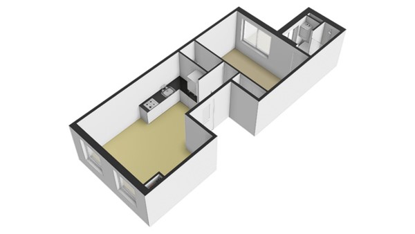 Floorplan - Fokke Simonszstraat 25-2, 1017 TD Amsterdam