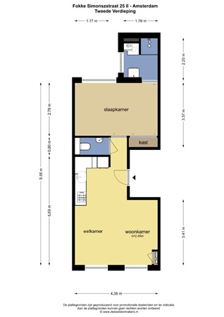 Medium property photo - Fokke Simonszstraat 25-2, 1017 TD Amsterdam
