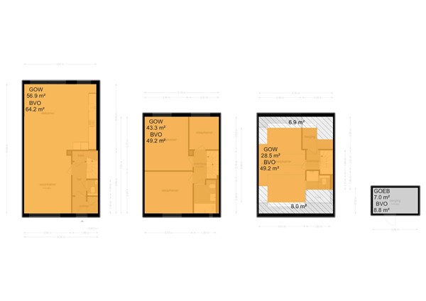 Floorplan - Klaasje Zevensterstraat 10, 1183 NL Amstelveen