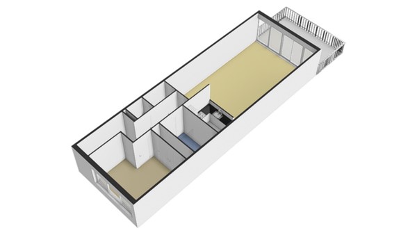 Floorplan - Carolina MacGillavrylaan 618, 1098 XB Amsterdam