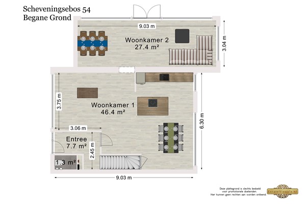 Scheveningsebos 54, 2716 HW Zoetermeer - Begane2D.jpg