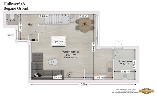 Hulkwerf 18, 2725 DS Zoetermeer - Begane2D.jpg