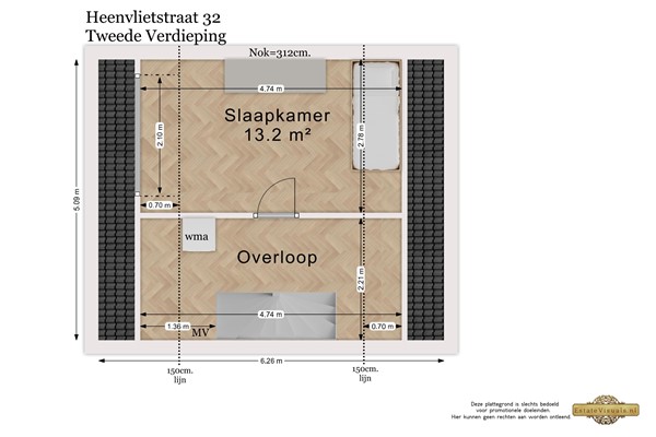 Heenvlietstraat 32, 2729 CE Zoetermeer - TweedeVerdieping.jpg