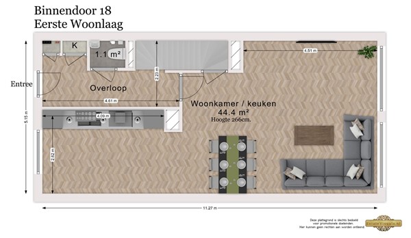 Binnendoor 18, 2741 NP Waddinxveen - EersteLaag2D.jpg