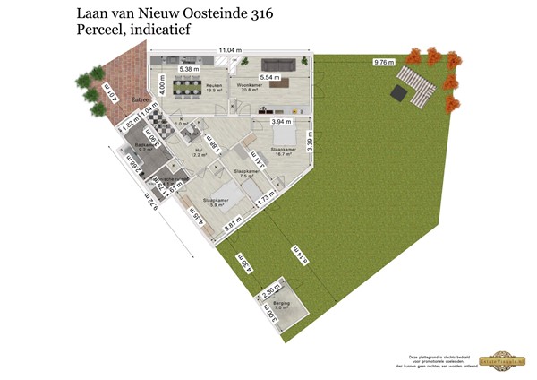 Laan van Nieuw Oosteinde 316, 2274 GG Voorburg - Perceel2D.jpg