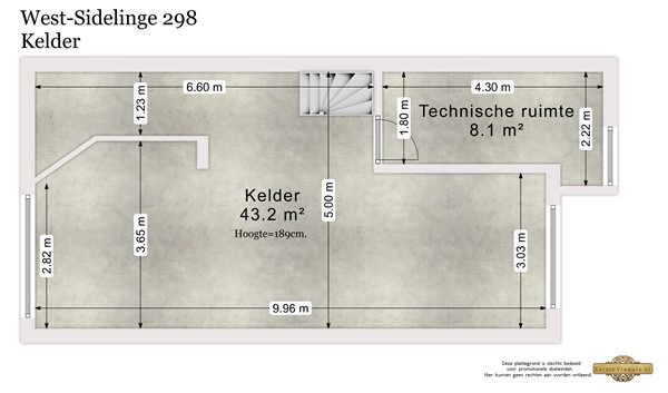 West-Sidelinge 298, 3042 CX Rotterdam - Kelder2D.jpg