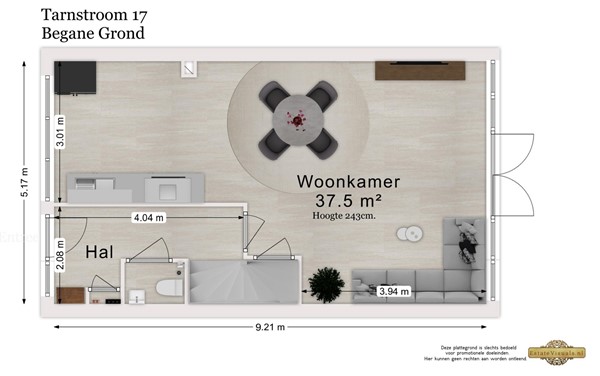 Tarnstroom 17, 2721 CJ Zoetermeer - Begane2D.jpg
