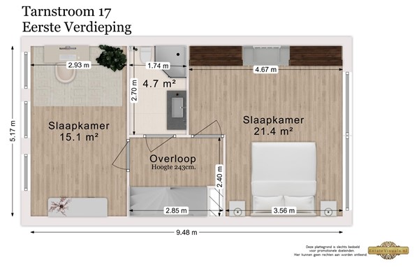 Tarnstroom 17, 2721 CJ Zoetermeer - Eerste2D.jpg