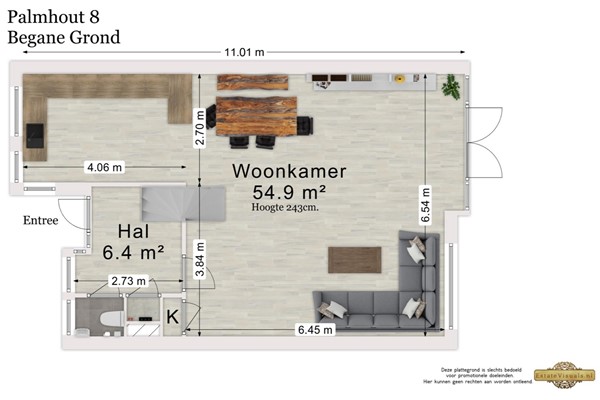 Palmhout 8, 2719 LB Zoetermeer - Begane2D.jpg