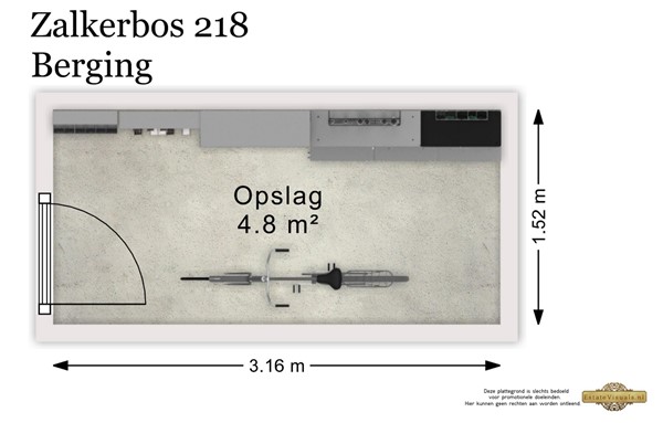 Zalkerbos 218, 2716 KL Zoetermeer - Berging2D.jpg